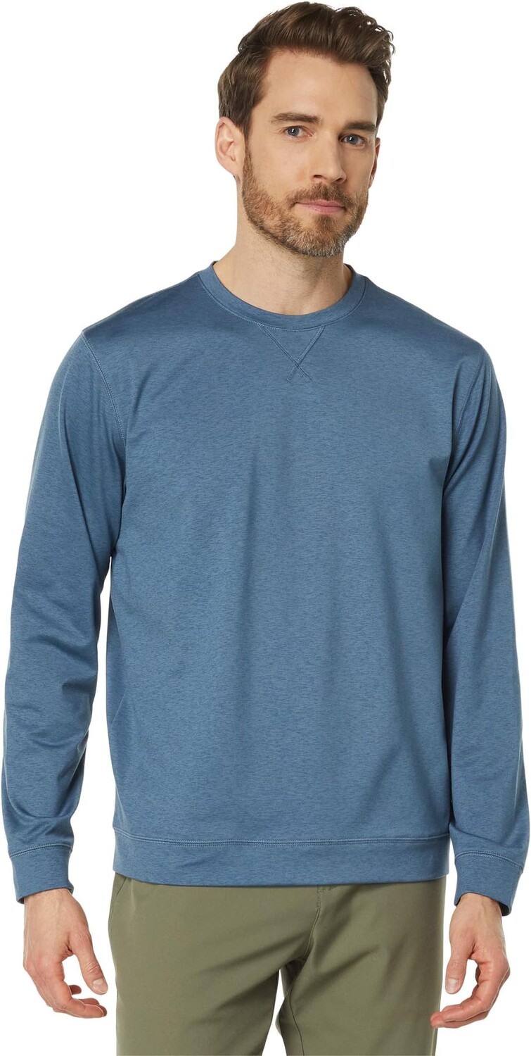 

Толстовка Puma Cloudspun Heather Crew Neck, цвет Evening Sky Heather