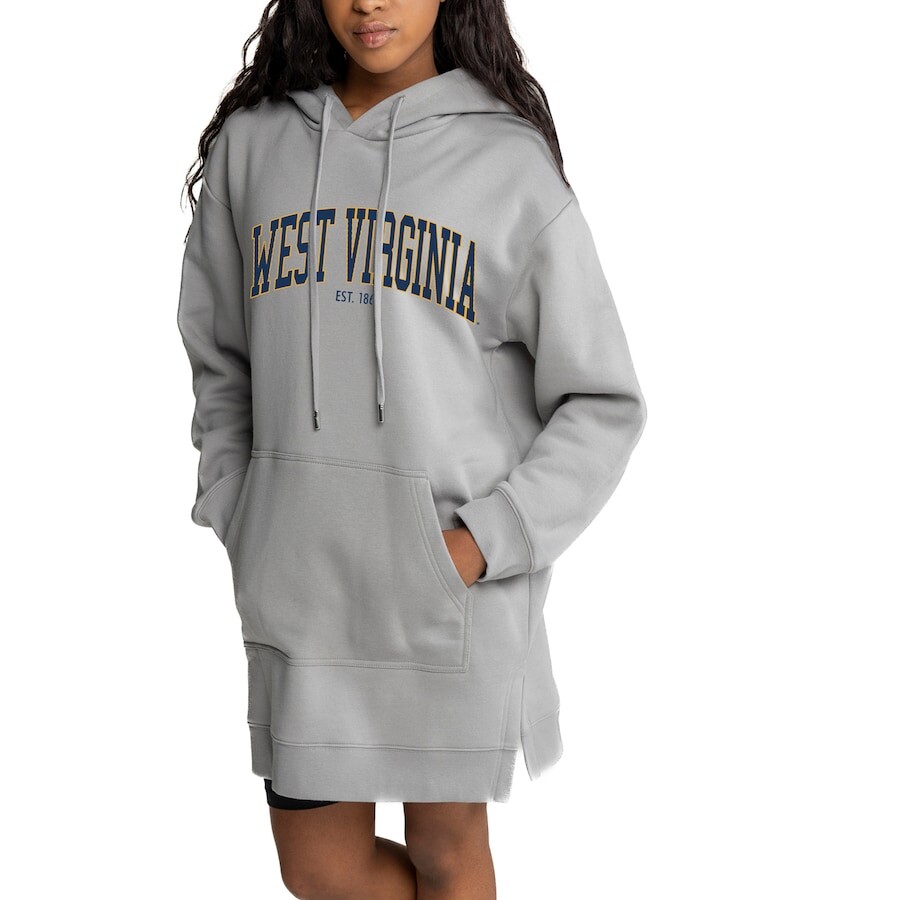

Платье-худи Gameday Couture West Virginia Mountaineers, серый