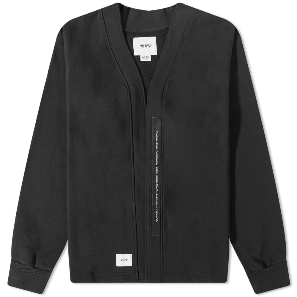 

WTAPS 01 Кардиган из джерси, черный