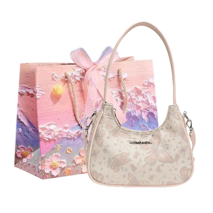 

Yilv Yi Brigade Women Shoulder Bag, Розовый + подарочный пакет
