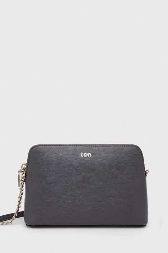 Кожаная сумочка Дкны DKNY, серый
