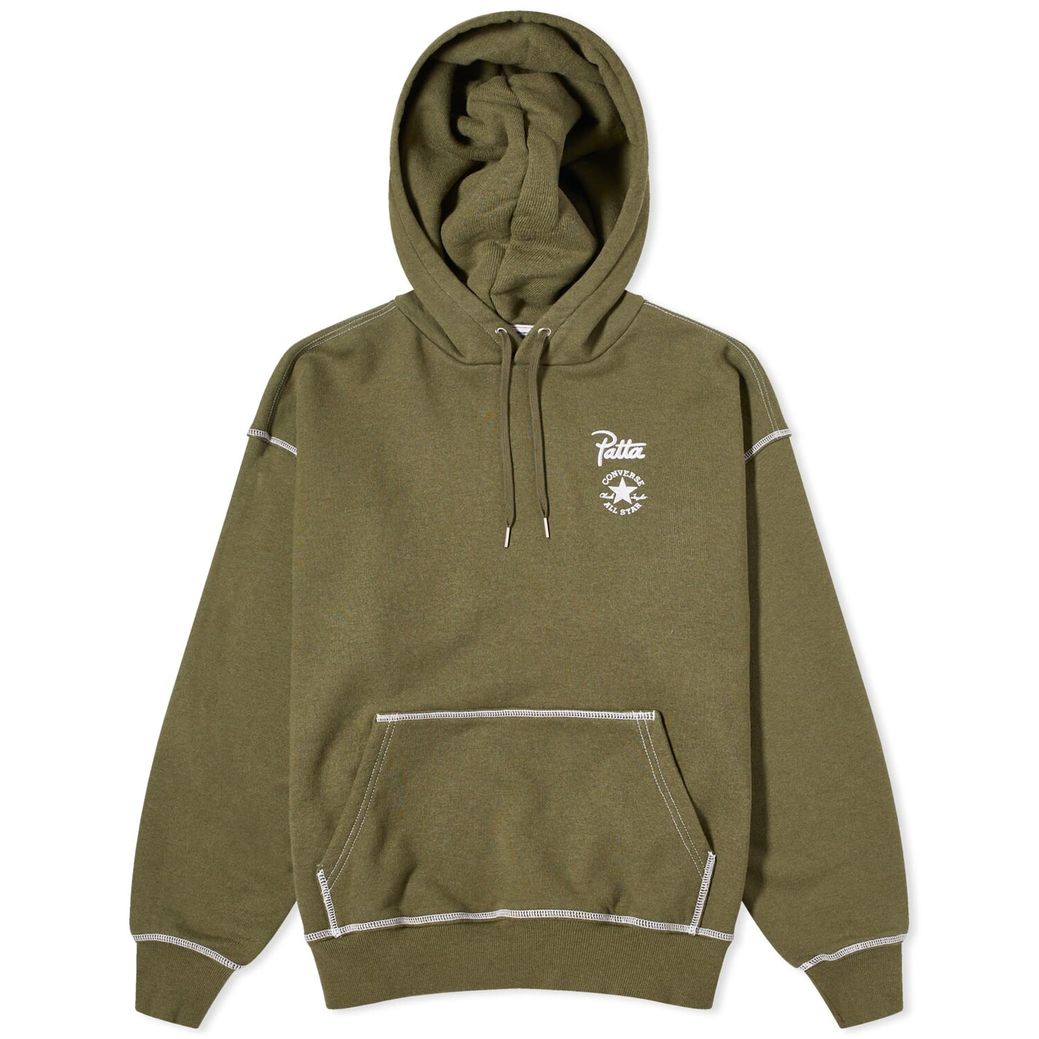 

Худи Converse X Patta Hoodie, цвет Utility Green Heather
