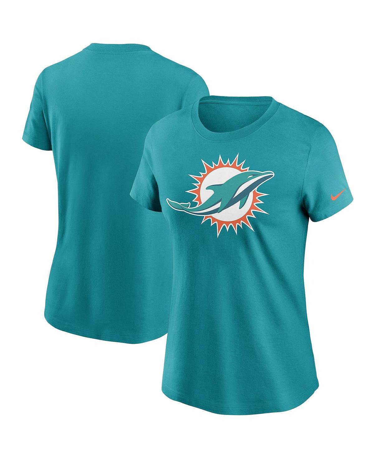 

Женская футболка Aqua Miami Dolphins Logo Essential Nike
