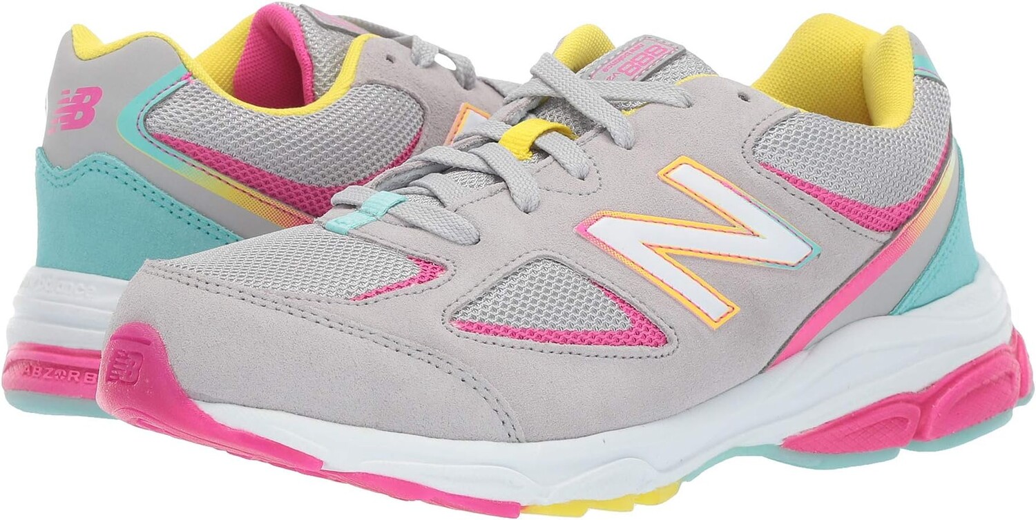 

Кроссовки GK888v2 New Balance, цвет Grey/Rainbow