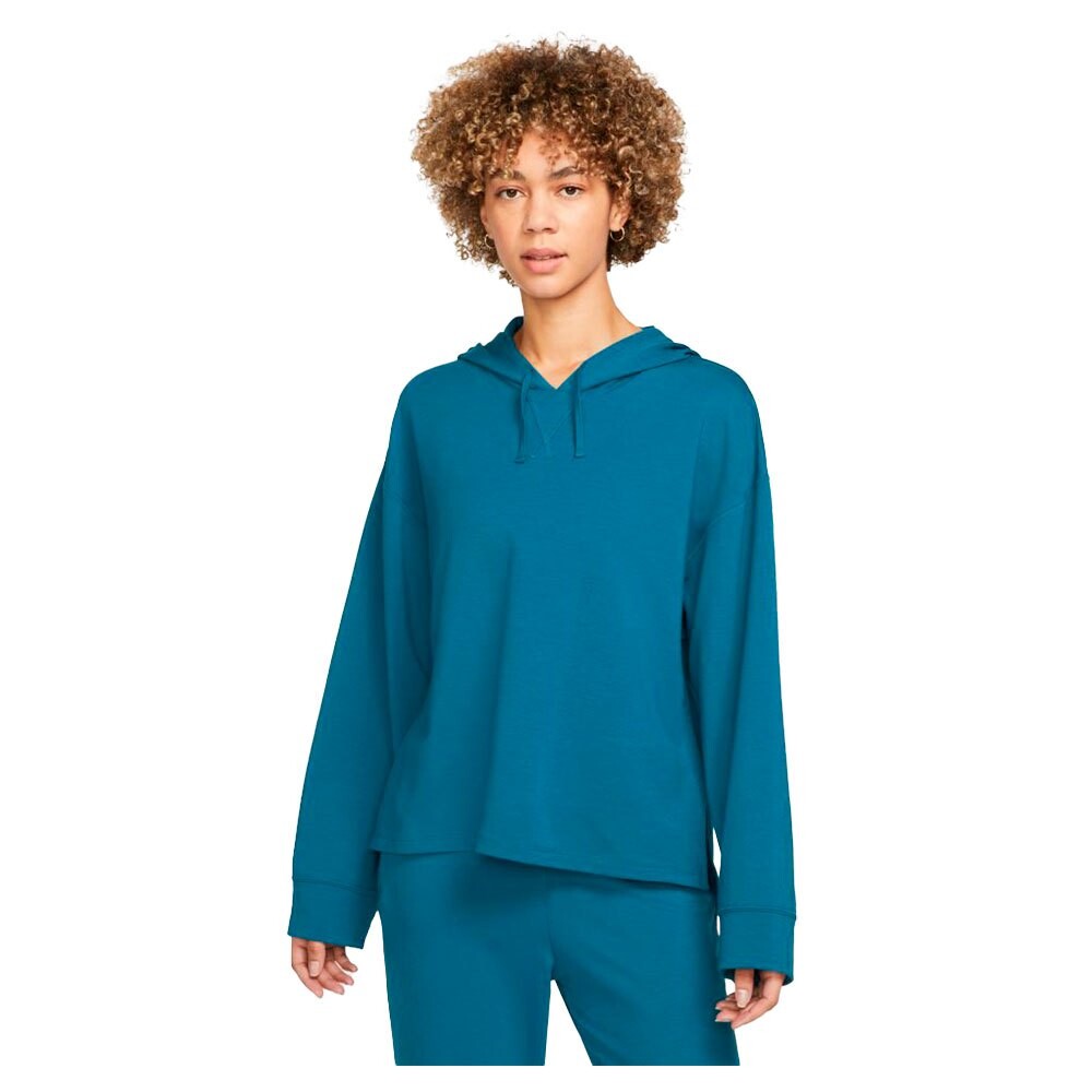 

Футболка с длинным рукавом Nike Yoga Dri Fit Fleece, синий