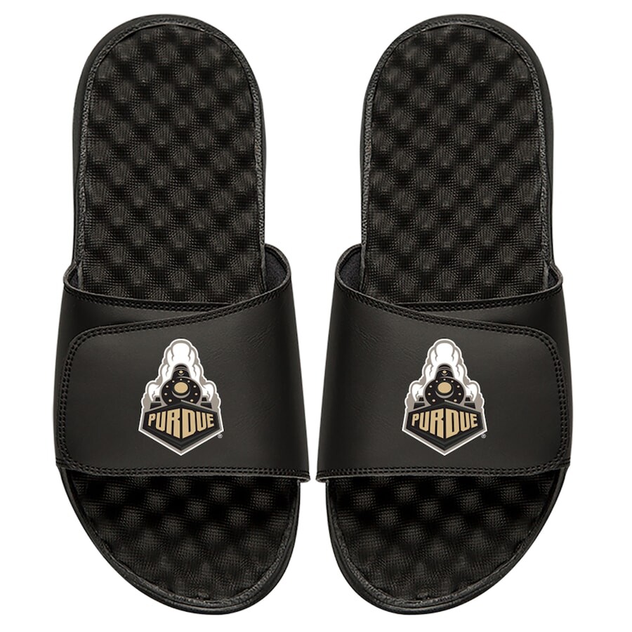 

Шлепанцы ISlide Purdue Boilermakers, черный