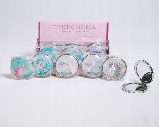 Складное карманное зеркало Unicorn Midex, серебро цена и фото