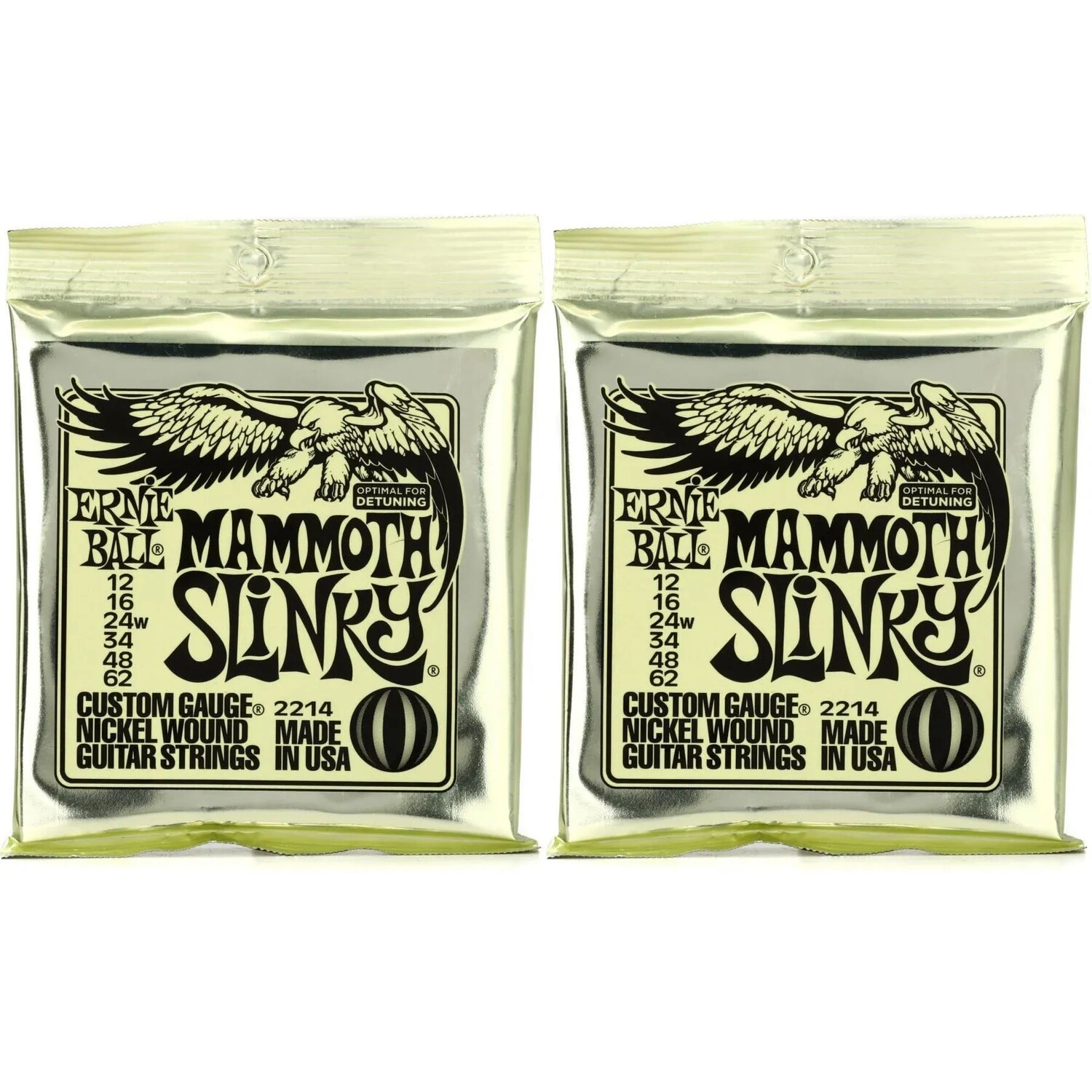 

Струны для электрогитары Ernie Ball 2214 Slinky с никелевой обмоткой (2 шт.)