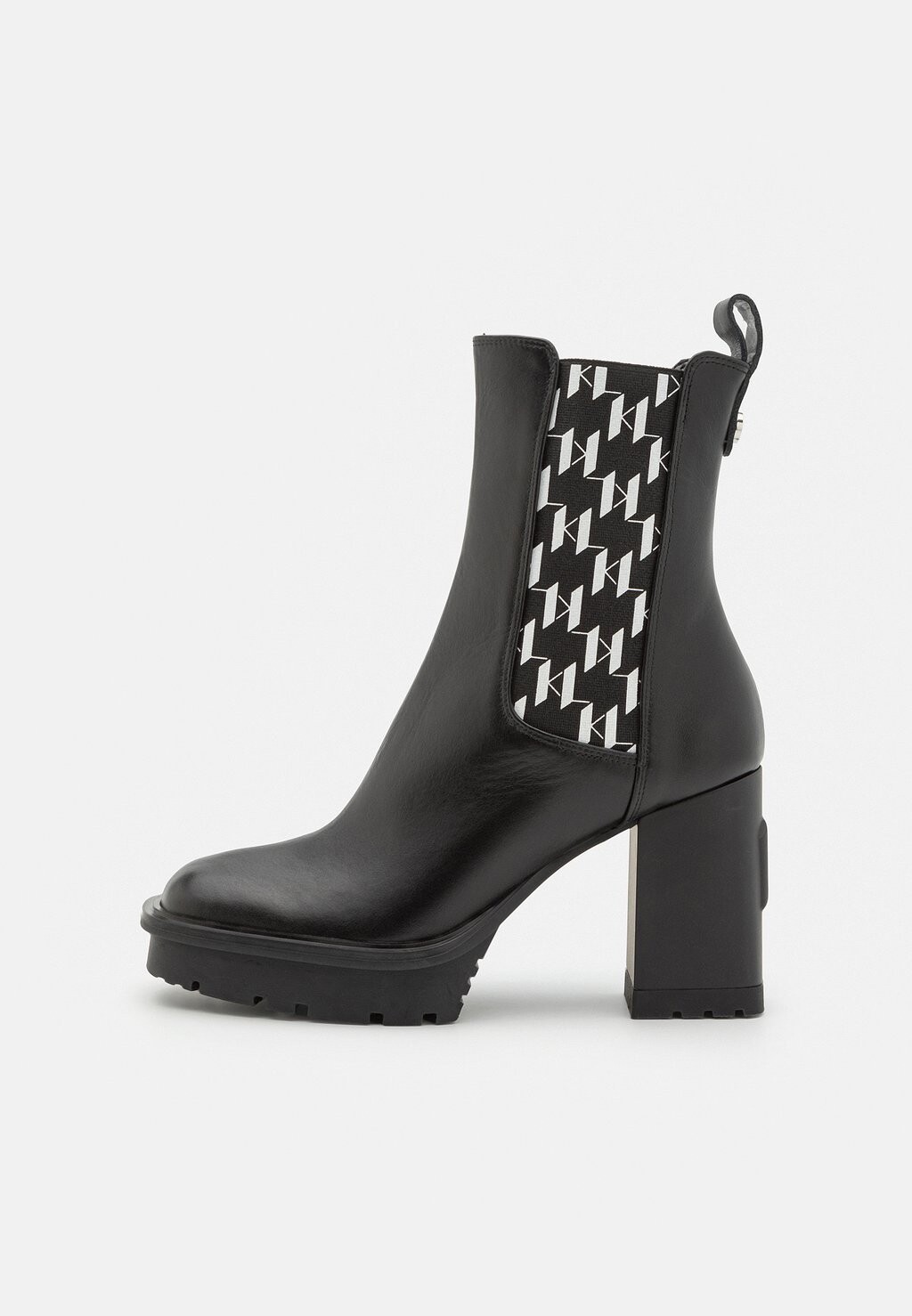 

Ботинки на платформе KARL LAGERFELD VOYAGE MONOGRAM GORE BOOT, черный