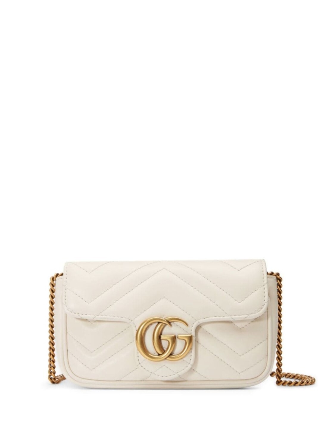 

Gucci мини-сумка на плечо GG Marmont, белый