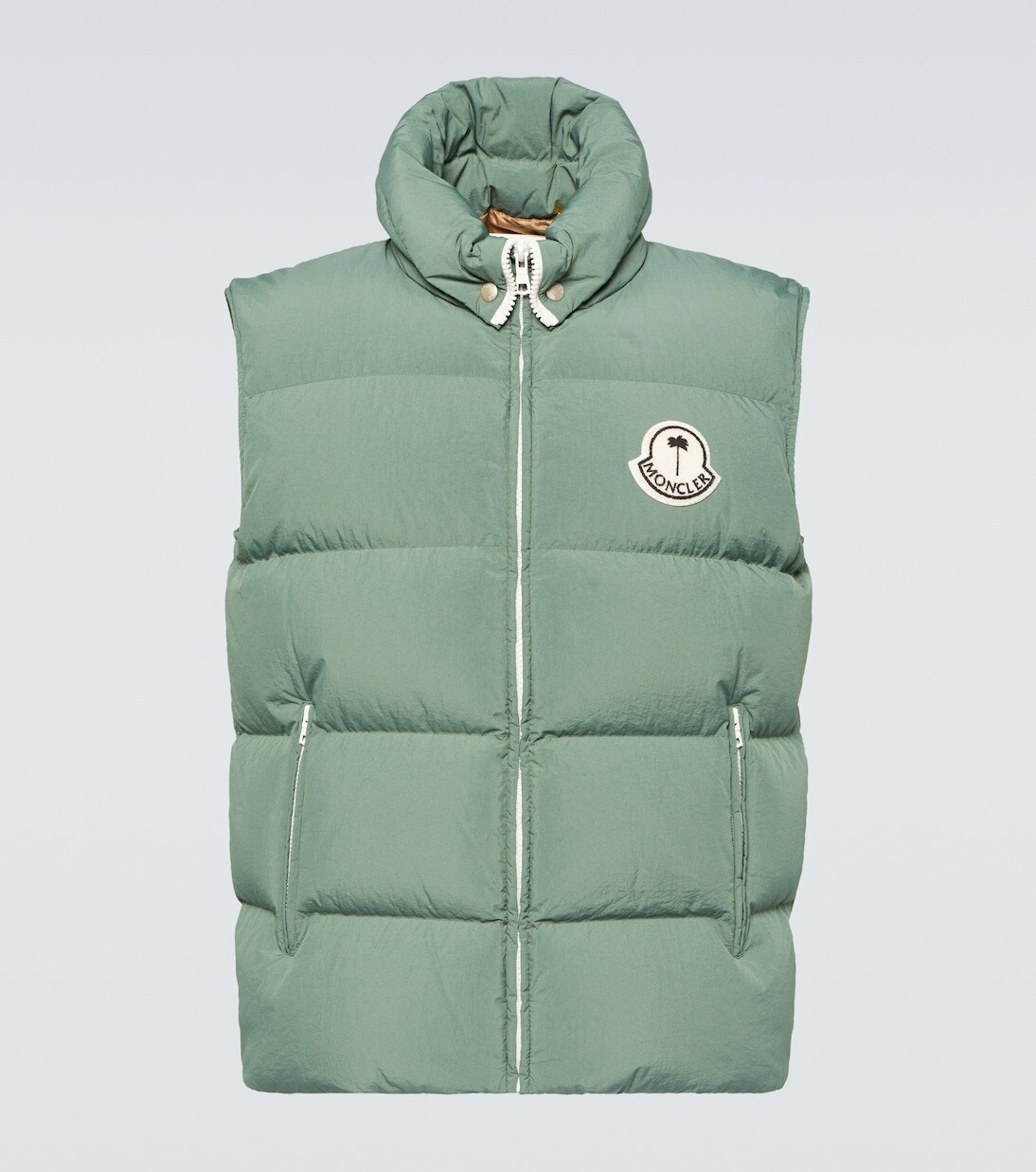 

Пуховик x palm angels rodmar Moncler Genius, зеленый