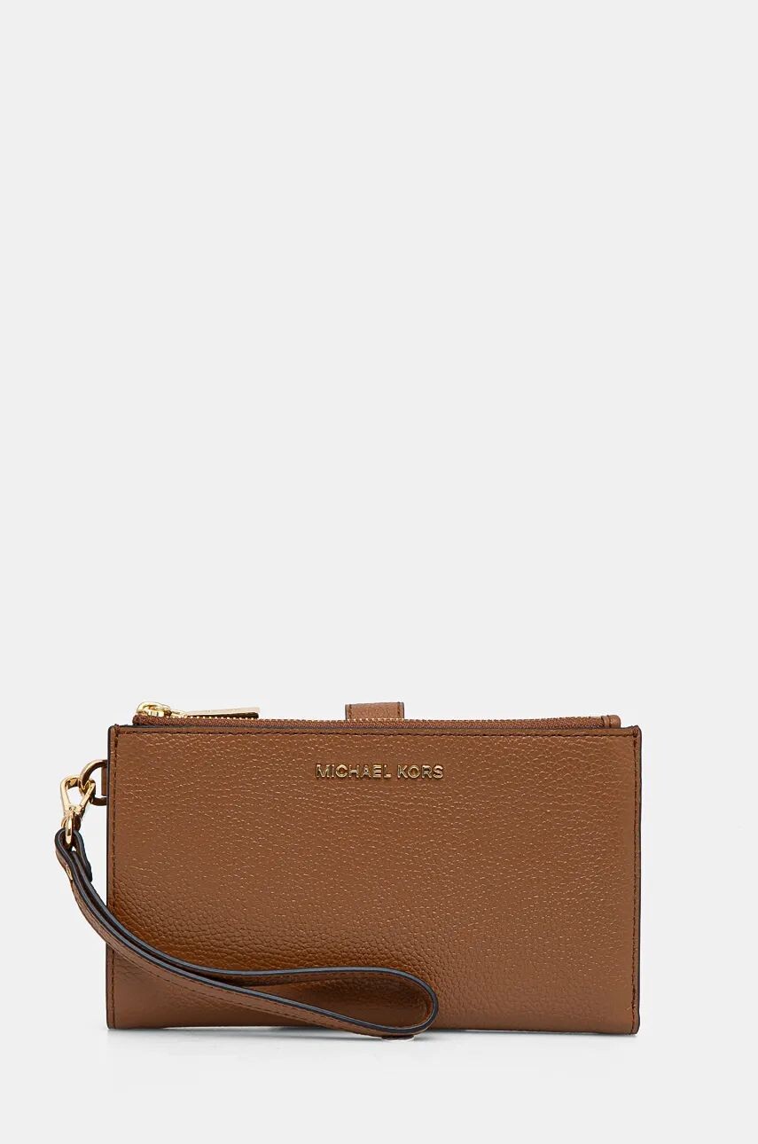 

Кожаный кошелек MICHAEL Michael Kors, коричневый