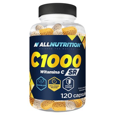 цена Allnutrition, C1000 Sr — витамин С, 120 капсул.