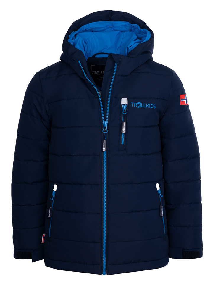Лыжная куртка Trollkids Hemsedal XT, темно синий