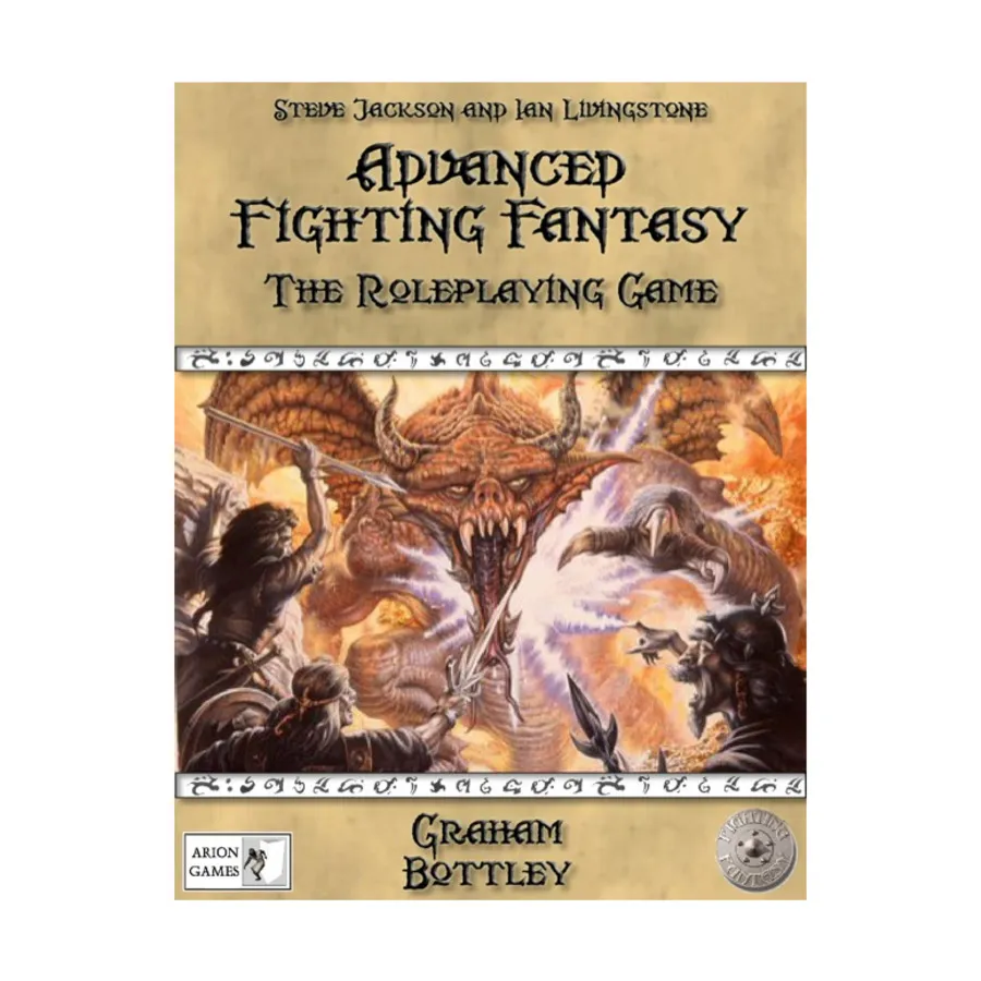 

Advanced Fighting Fantasy - The Roleplaying Game (2nd Edition) w/PDF, Advanced Fighting Fantasy (2nd Edition), мягкая обложка
