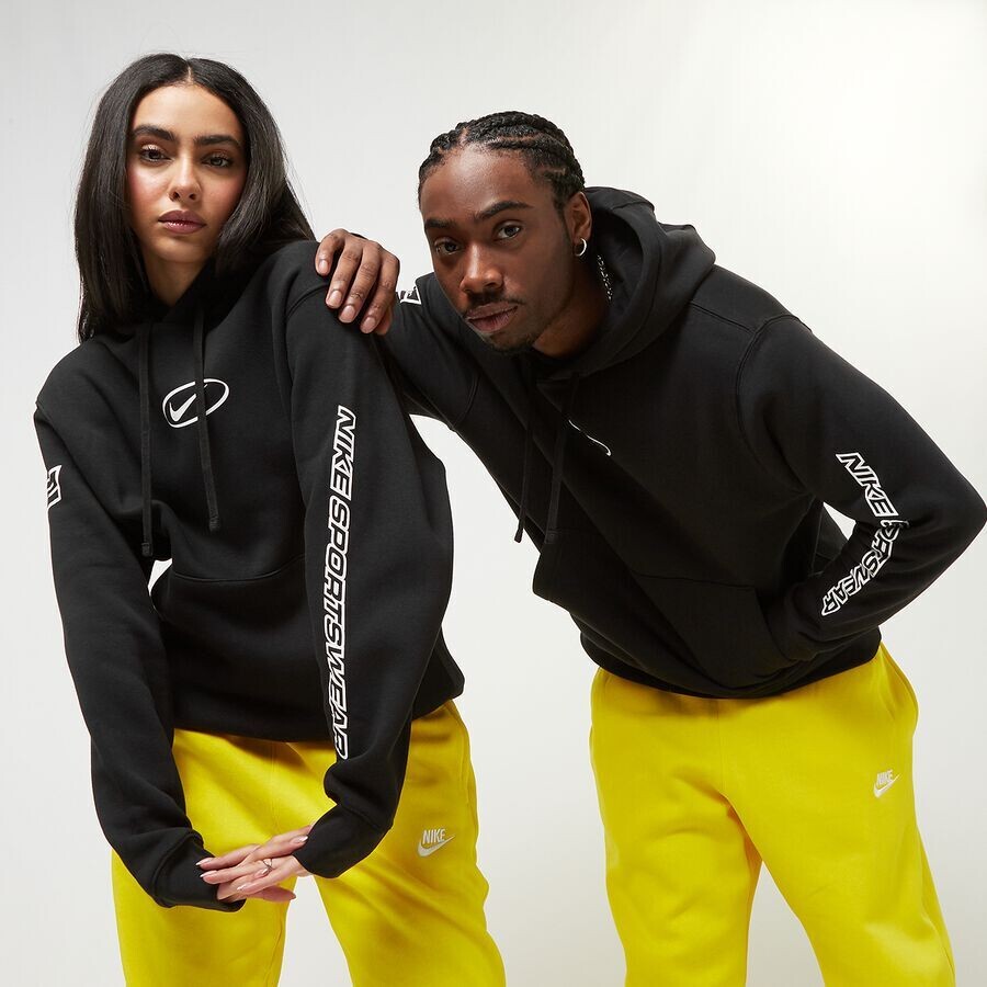 

Спортивная толстовка с капюшоном NIKE, цвет black
