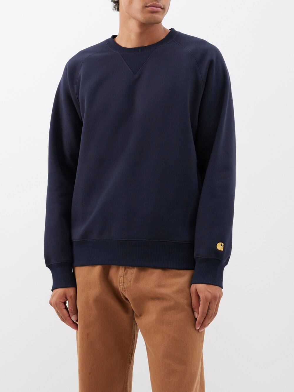 

Толстовка chase из смесового хлопка Carhartt WIP, синий