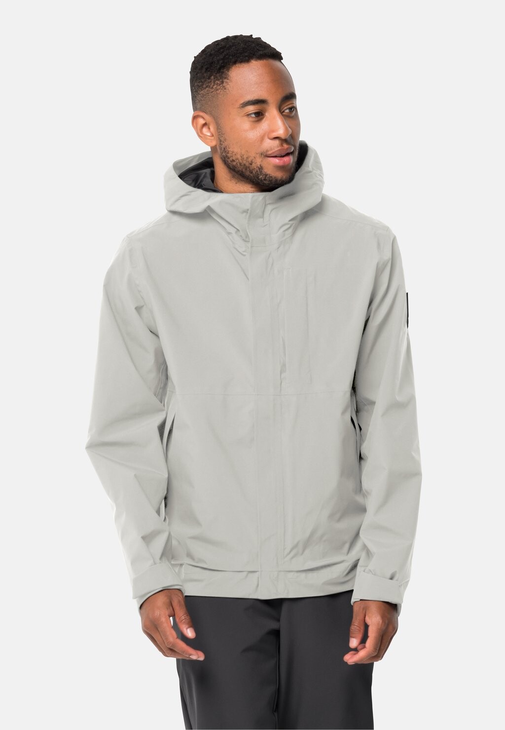 

Плащ MAINKAI JKT M Jack Wolfskin, серебряное облако