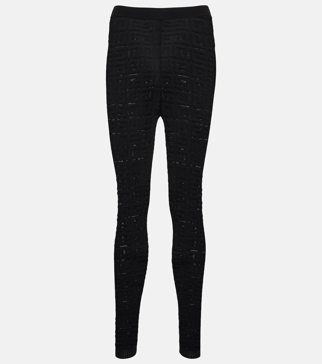 

Жаккардовые леггинсы с логотипом GIVENCHY, черный