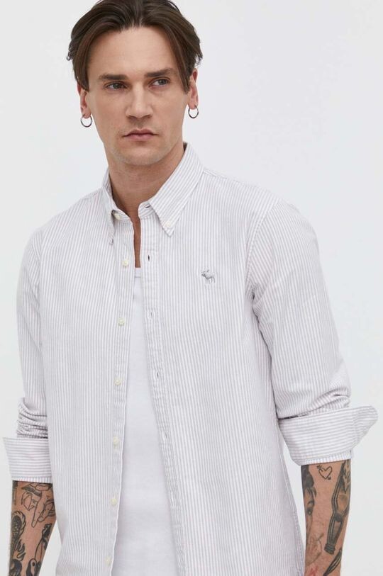 

Рубашка Abercrombie & Fitch, бежевый