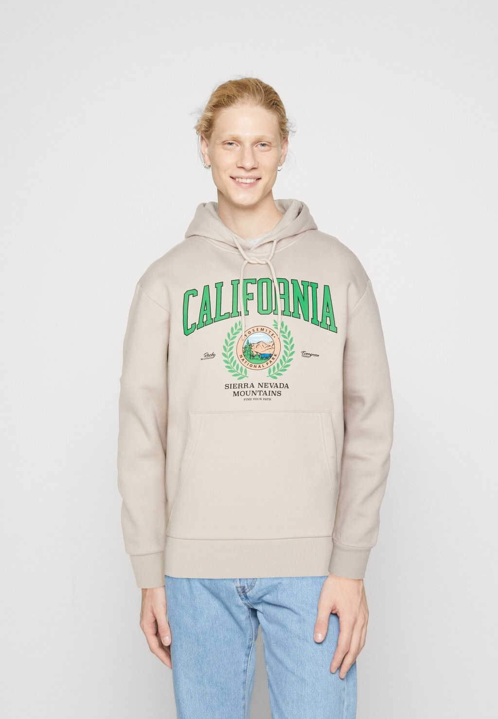 

Толстовка JORBRADLEY MITCH HOOd Jack & Jones, лунный луч