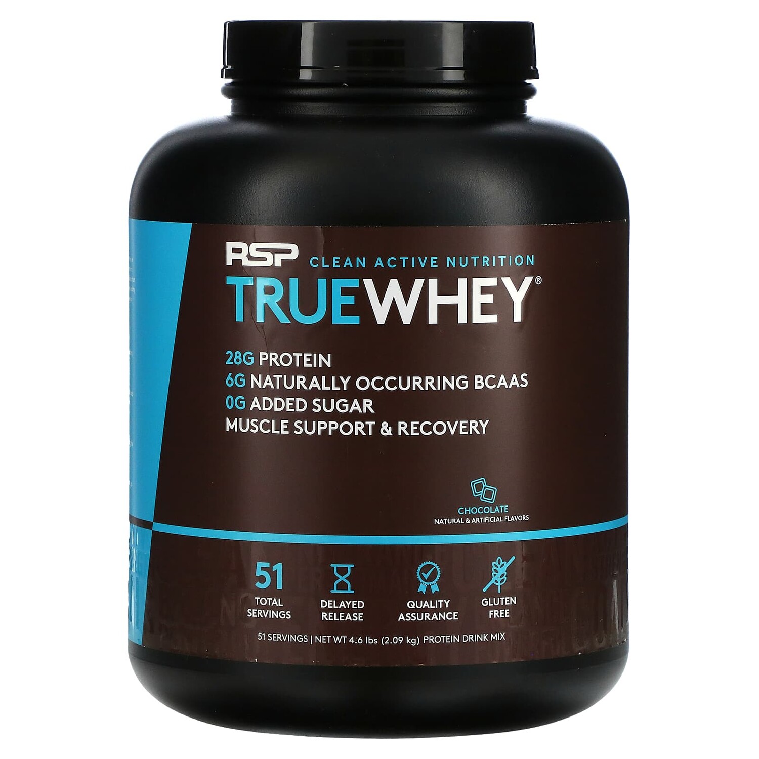 

TrueWhey, шоколад, 2,09 кг (4,6 фунтов), RSP Nutrition