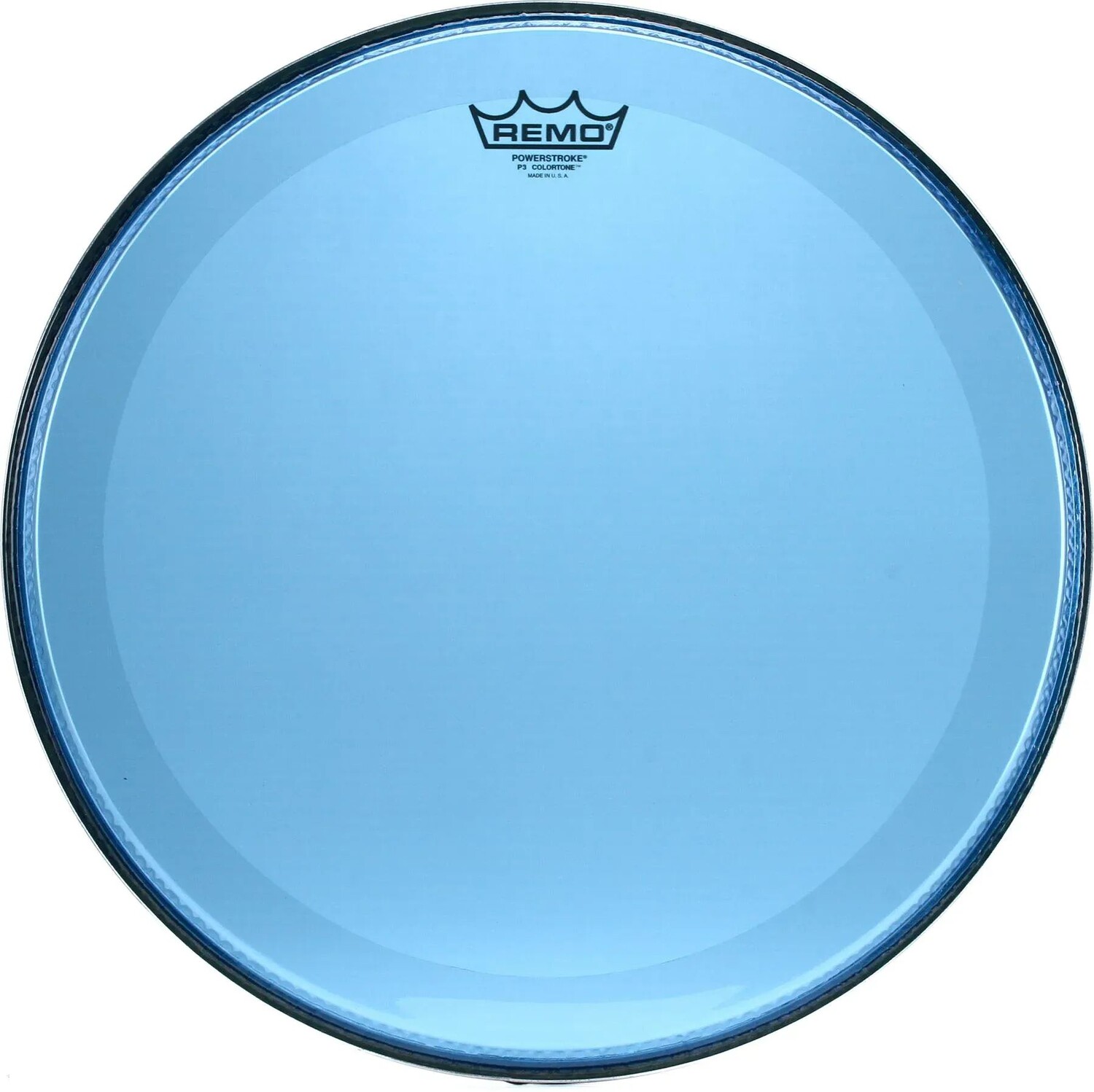 

Пластик для бас-барабанов Remo Powerstroke P3 Colortone Blue — 16 дюймов — без полос
