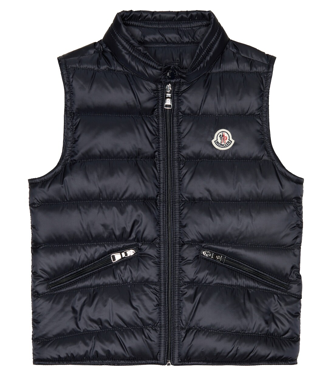 

Пуховый жилет Moncler Enfant, синий