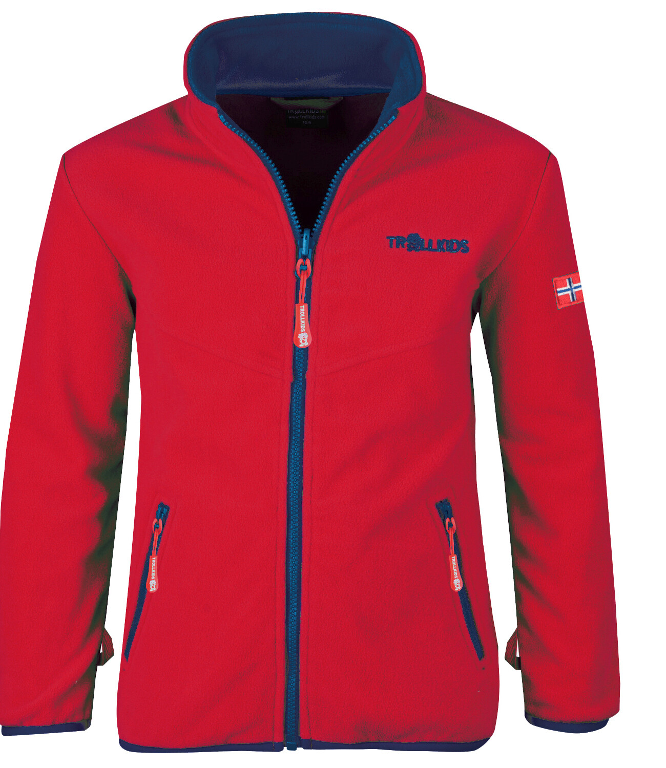 

Флисовая куртка Trollkids Fleece Jacke Oppdal XT, цвет Hellrot/Blau