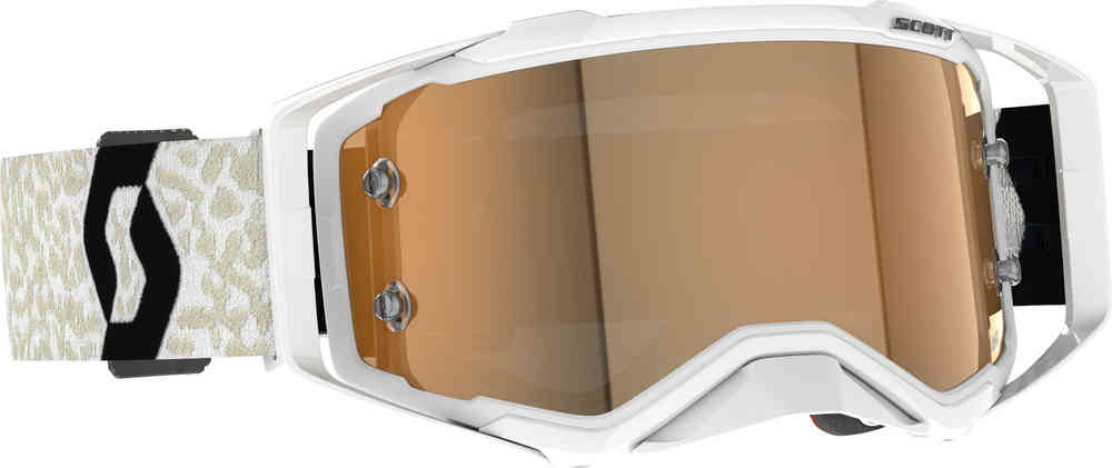 Хромированные белые/черные очки для мотокросса Prospect AMP Scott кроссовки kinetix scott white