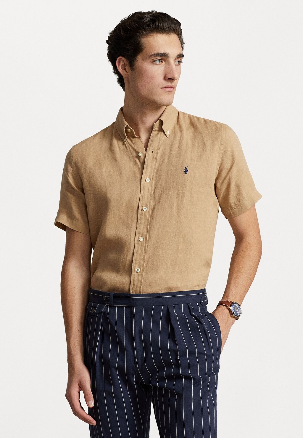 

Рубашка SHORT SLEEVE SPORT SHIRT Polo Ralph Lauren, цвет vintage khaki