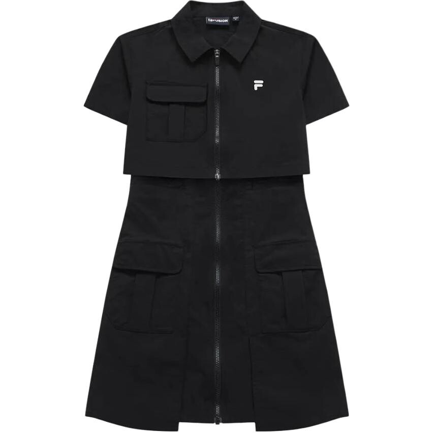 

FILA Женские шорты-платье с рукавами, цвет Black