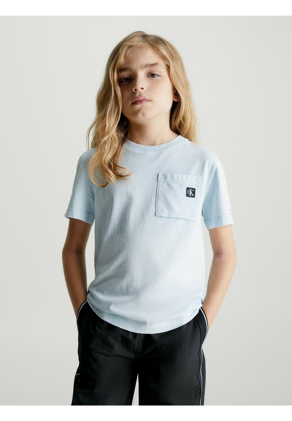

Футболка с принтом VINTAGE WASH POCKET Calvin Klein, цвет keepsake blue