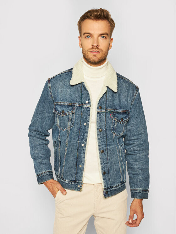 

Джинсовая куртка стандартного кроя Levi's, синий