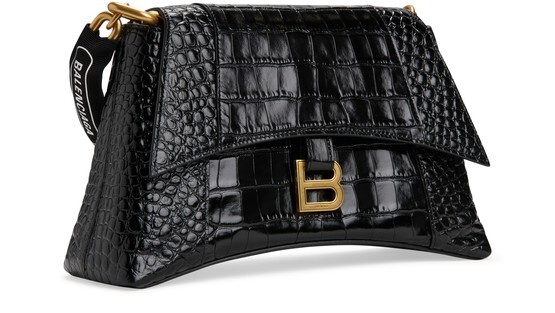 

Маленькая сумка на плечо Downtown с цепочкой Balenciaga, черный