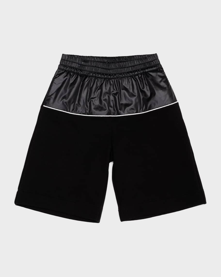 

Нейлоновые шорты в тон с логотипом для мальчика, размеры 8–14 Fendi
