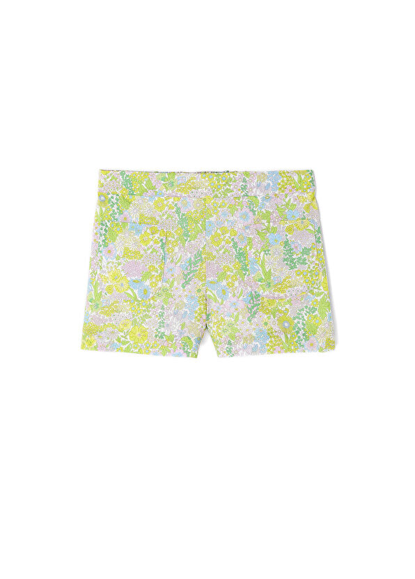 

Тканевые шорты liberty для девочек Jacadi Paris
