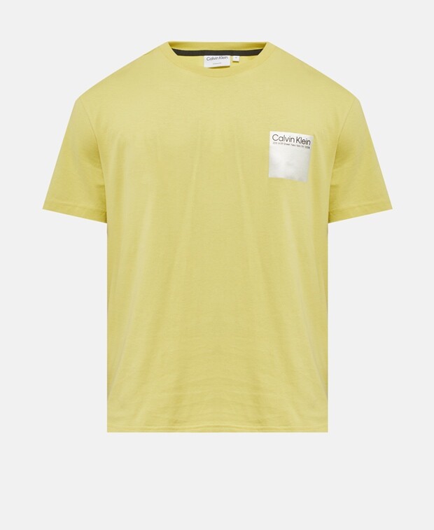 

Футболка Calvin Klein, светло-желтого