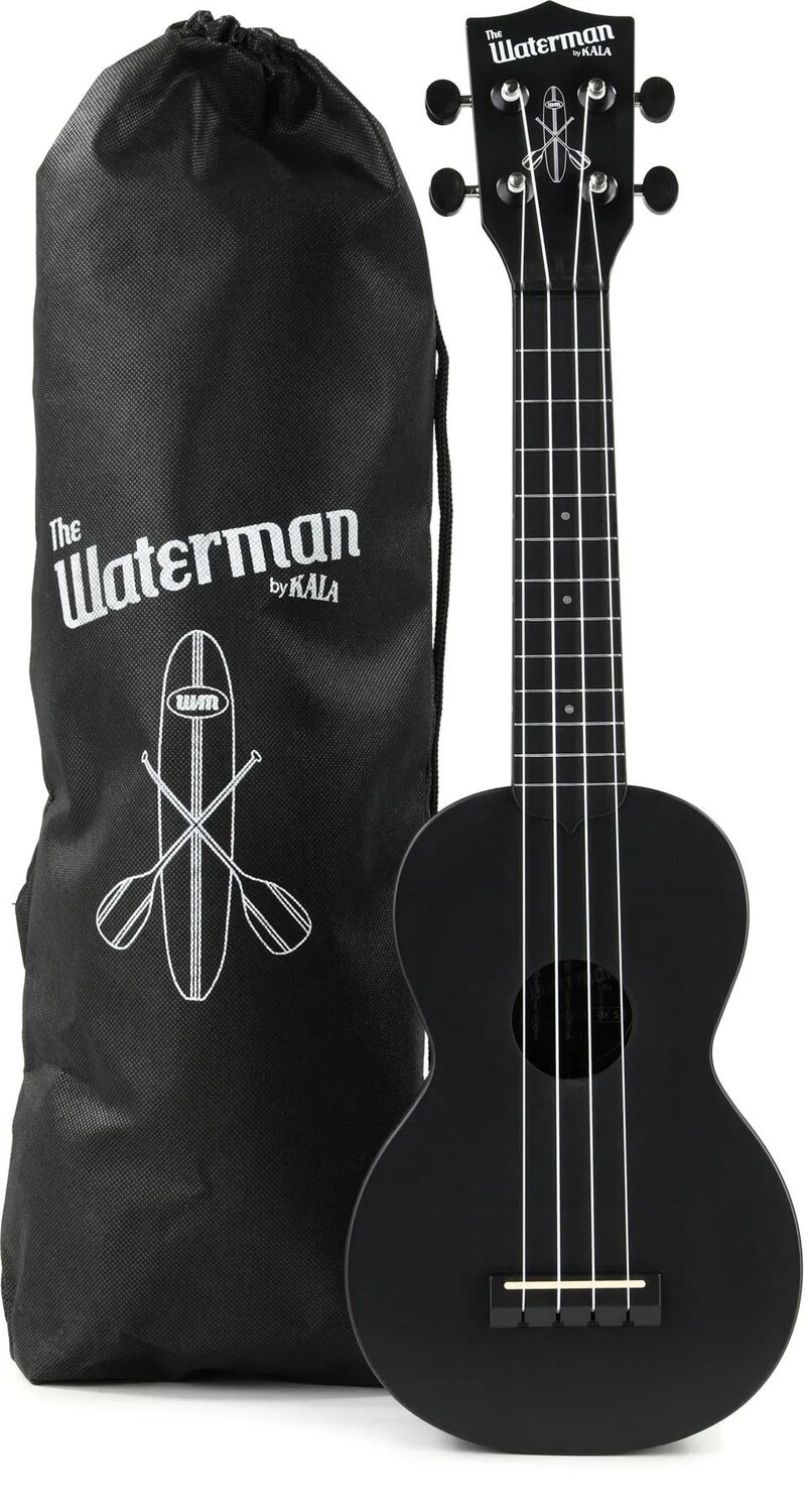 

Kala Waterman Beach Collection Сопрано Гавайская гитара - Черный песок