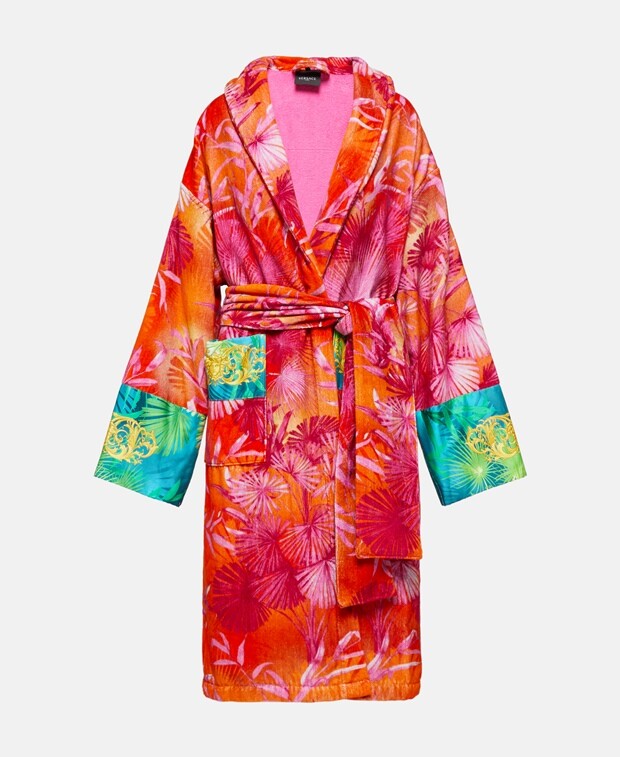 

Банный халат Versace, красный