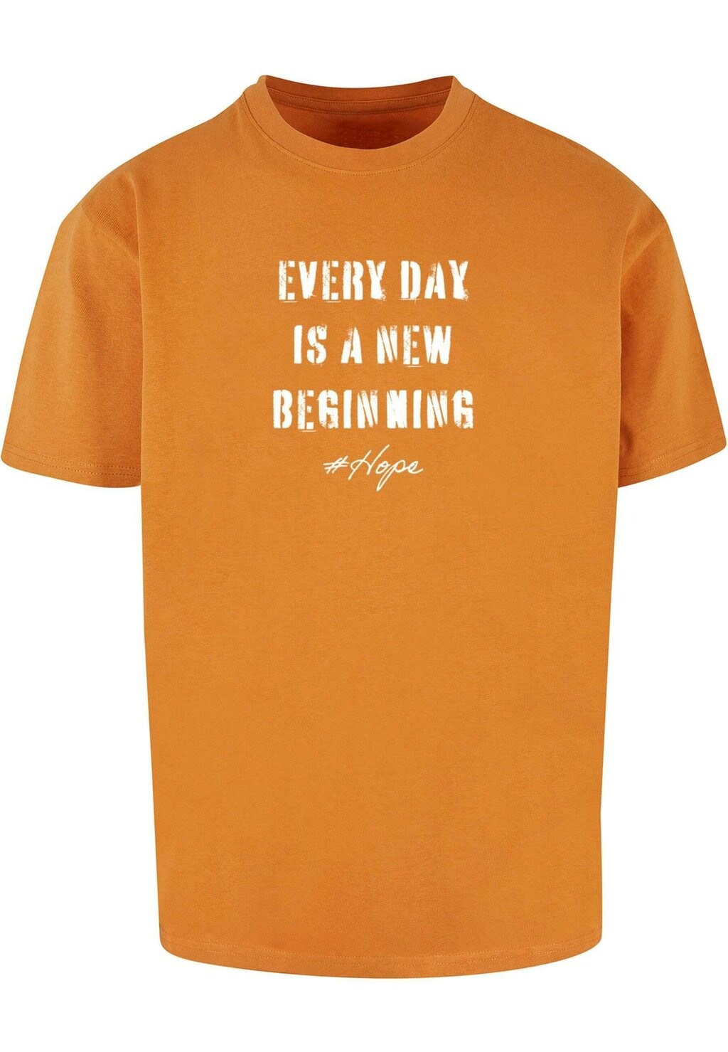 

Футболка с принтом HOPE HEAVY OVERSIZED Merchcode, цвет forgottenorange