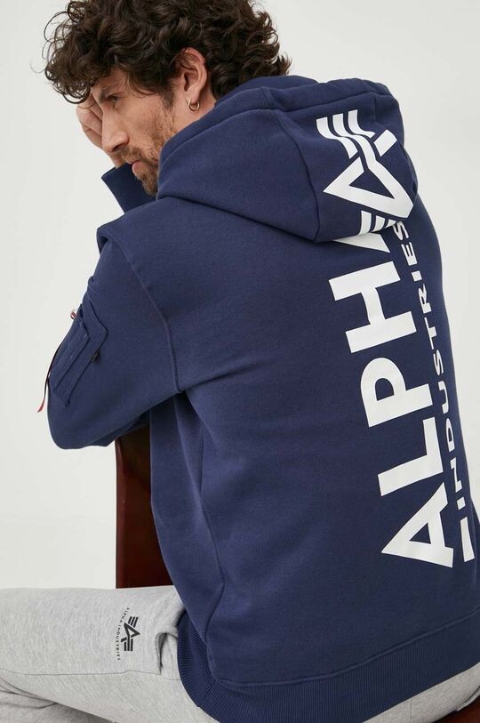 

Толстовка Alpha Industries, темно-синий