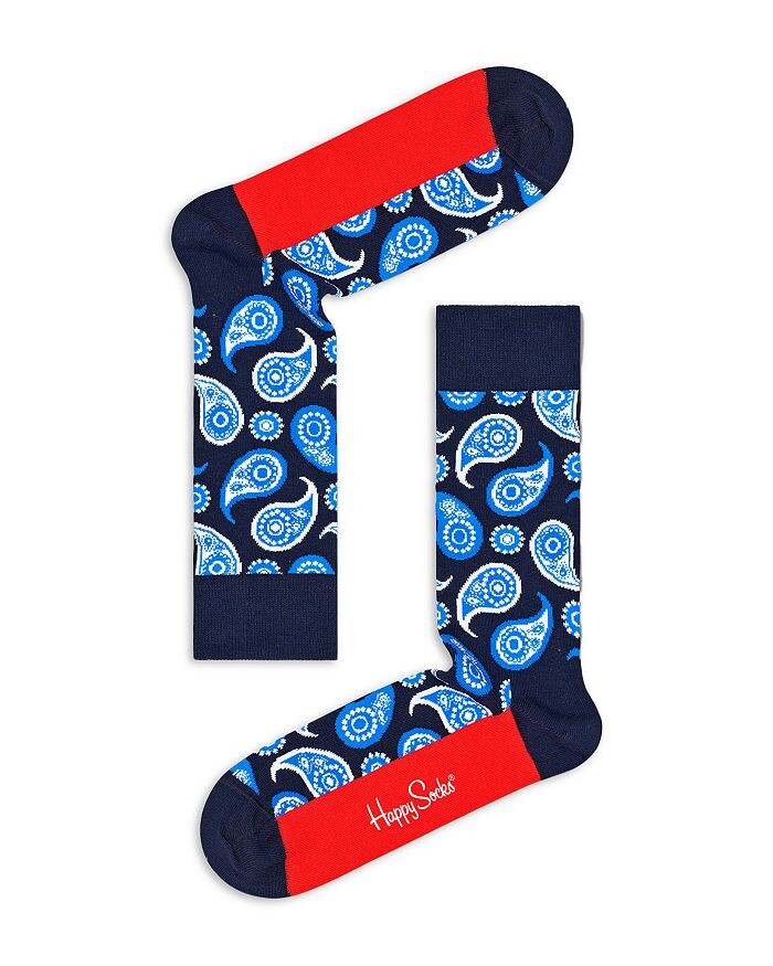 

Носки с круглым вырезом с узором пейсли Happy Socks