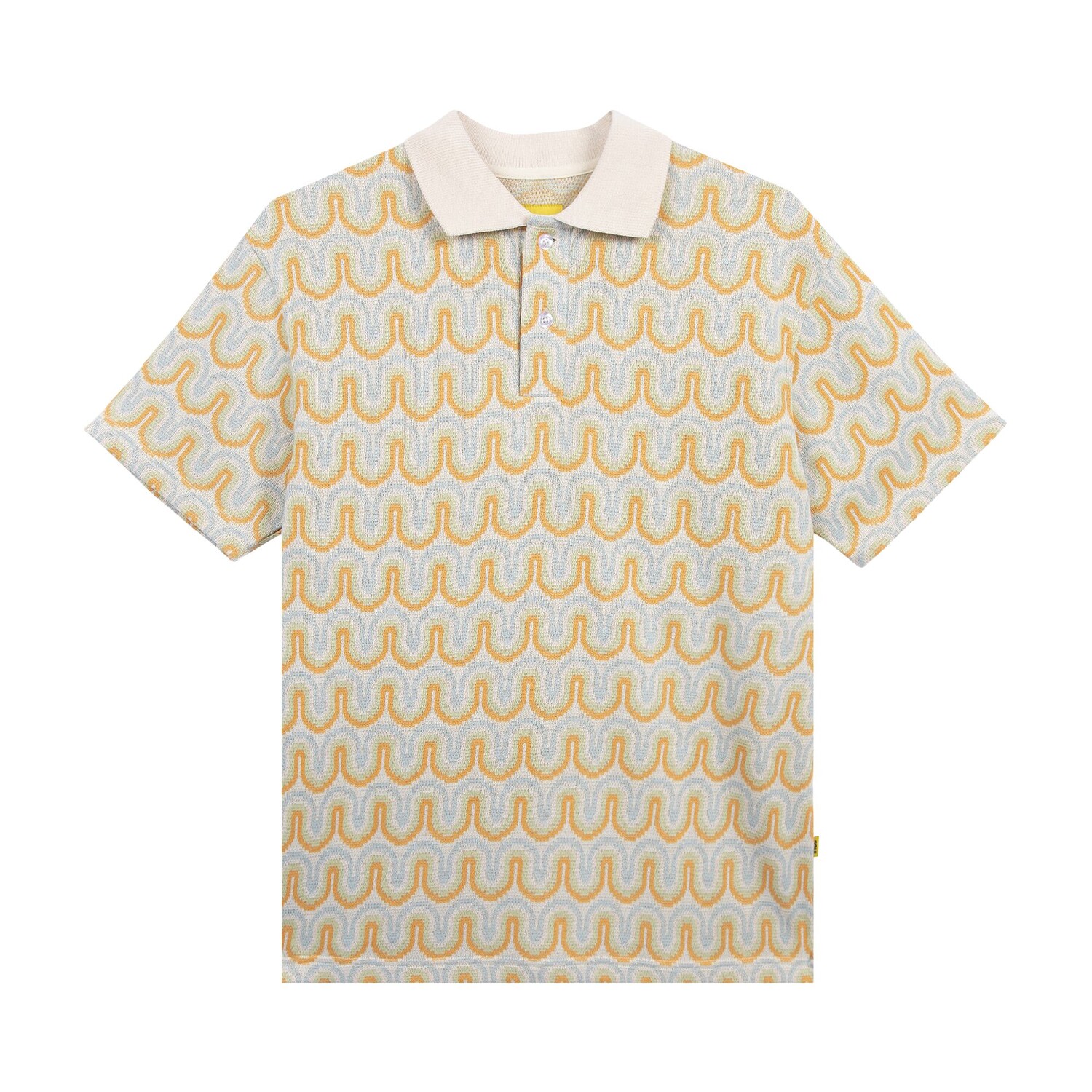 

GOLF WANG Вязаная рубашка-поло в полоску Кремовый комбо