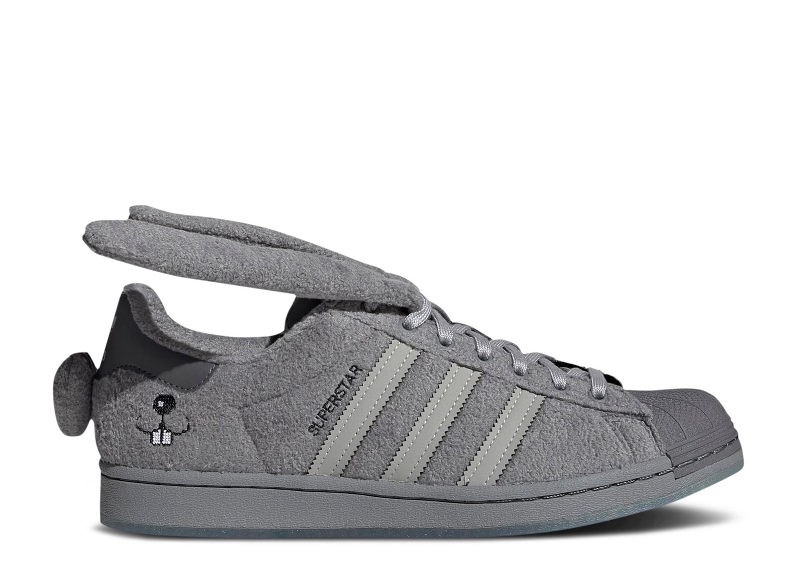 

Кроссовки adidas Melting Sadness X Superstar 'Grey Bunny', серый