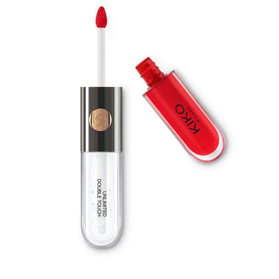 

Двухшаговая жидкая помада 115 Fire Red 6мл KIKO Milano, Unlimited Double Touch