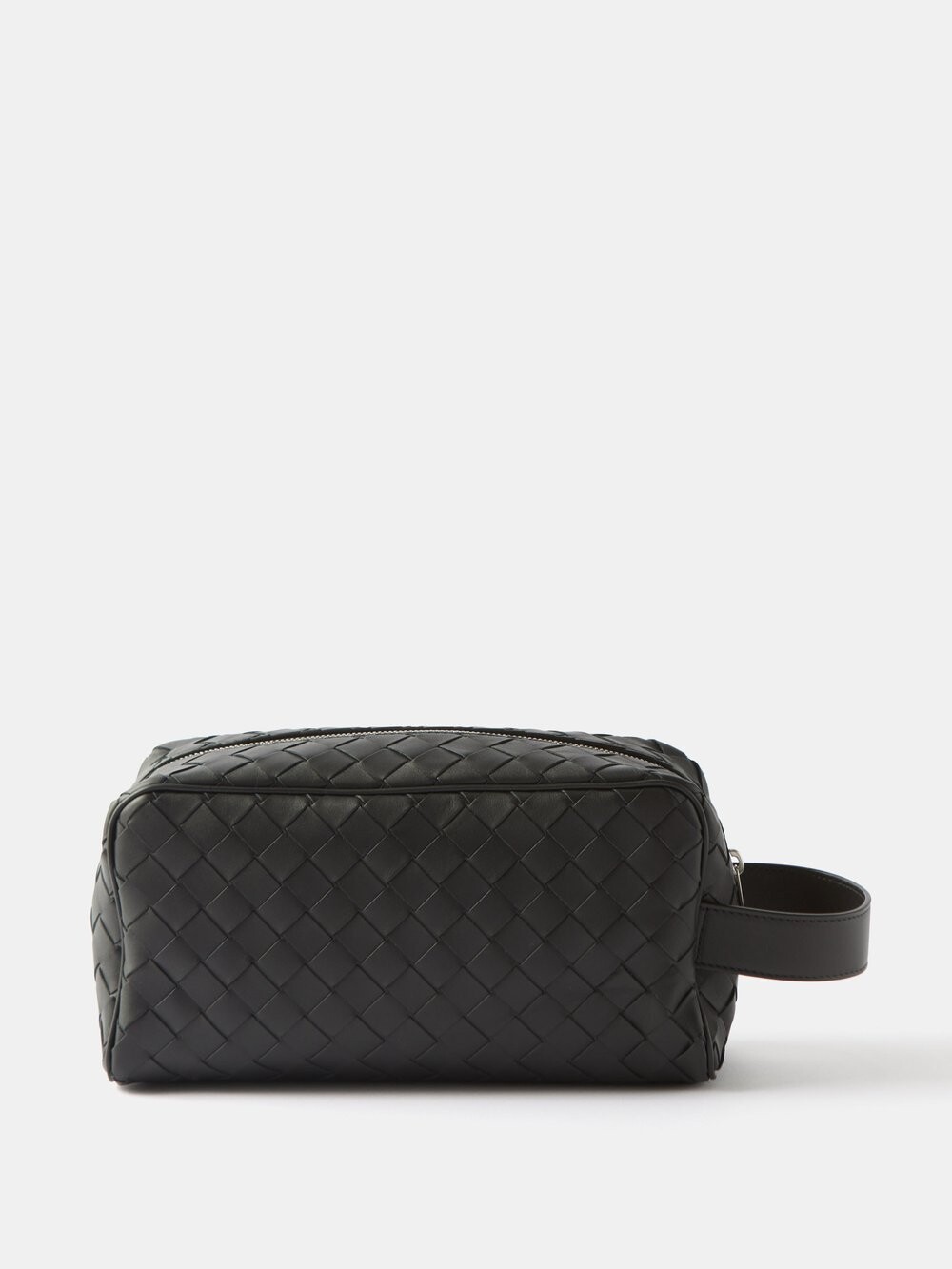

Сумка для стирки из кожи intrecciato Bottega Veneta, черный