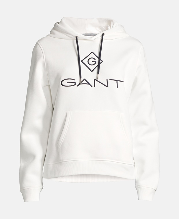 

Толстовка с капюшоном Gant, белый