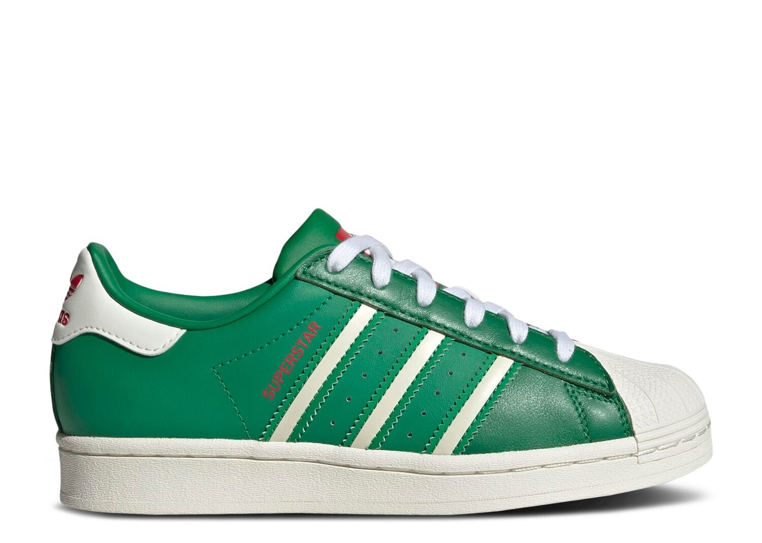

Кроссовки adidas Superstar J 'Green Off White', зеленый