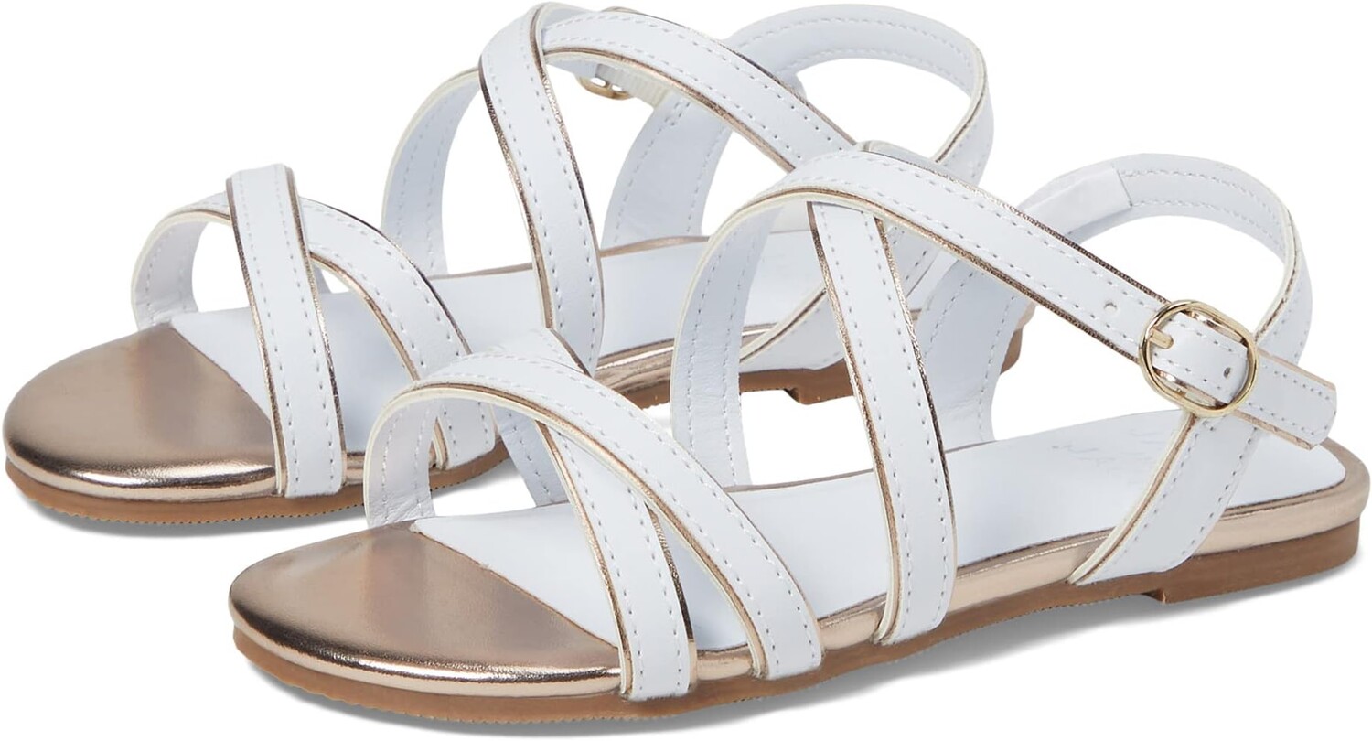 

Сандалии на плоской подошве Strappy Sandal Janie and Jack, белый
